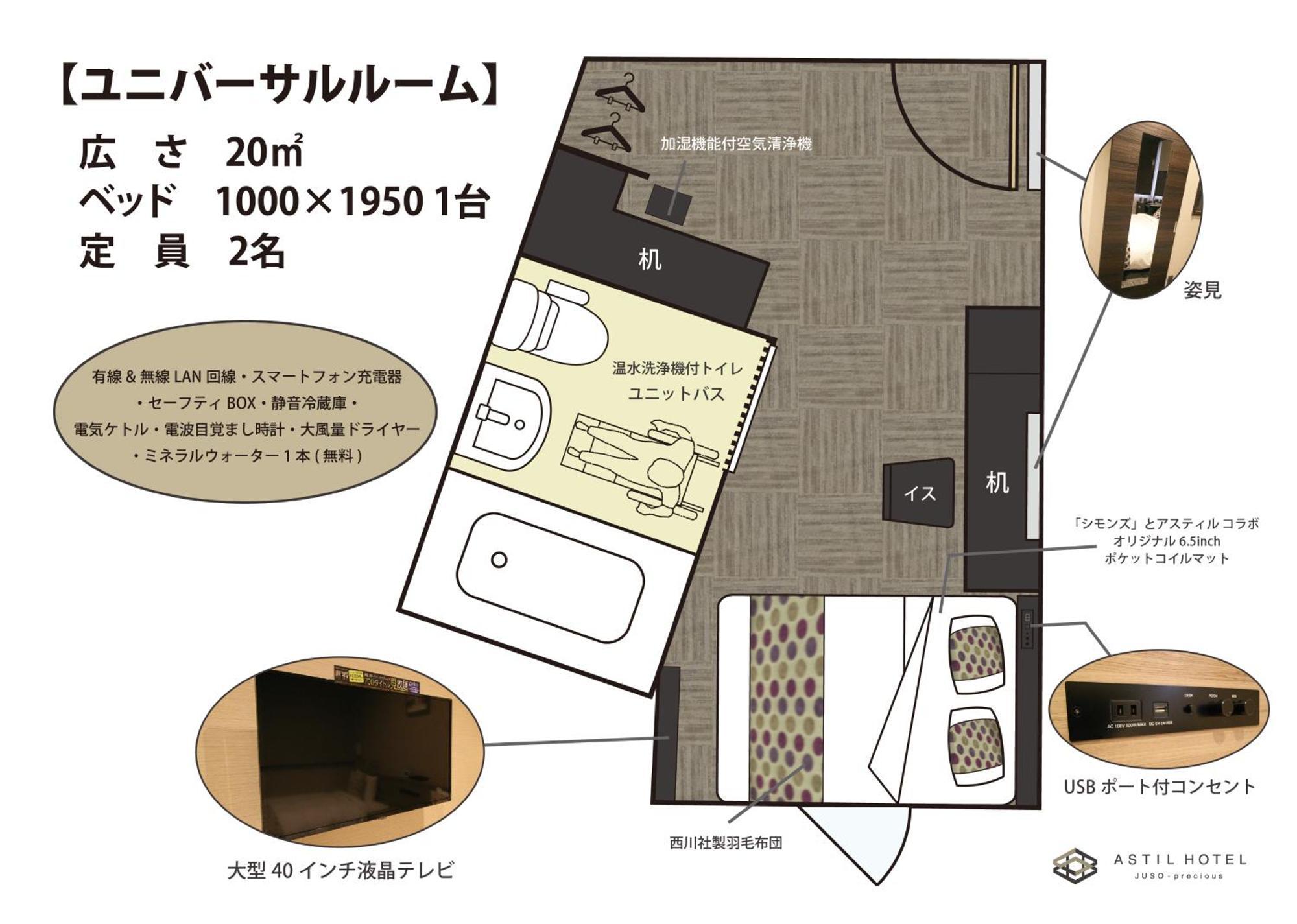 Astil Juso Precious 酒店 3*